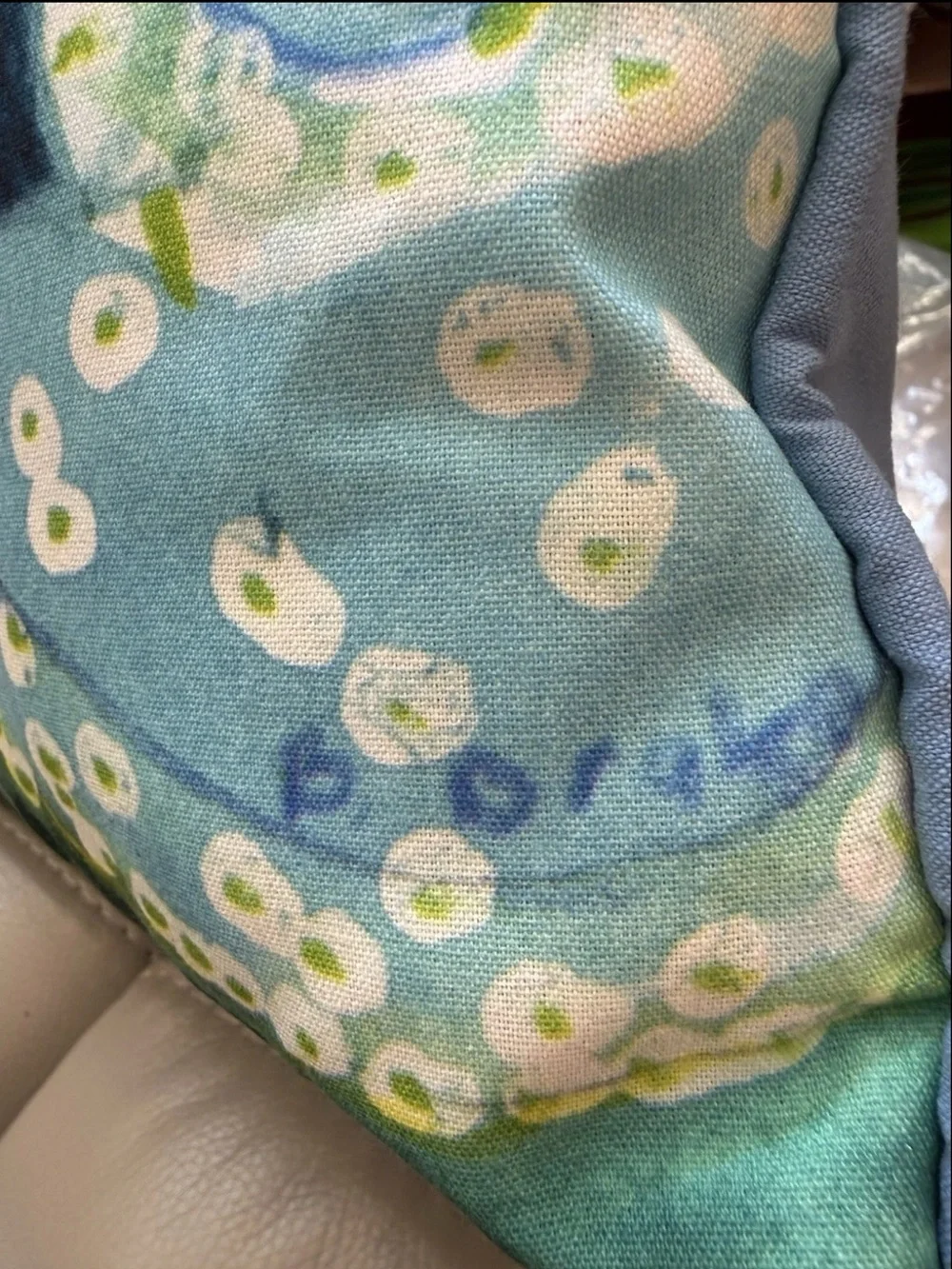 Betsy Drake Octopus Throw Pillow 15” X 19” Artist Water Resistant NEW Blue Green